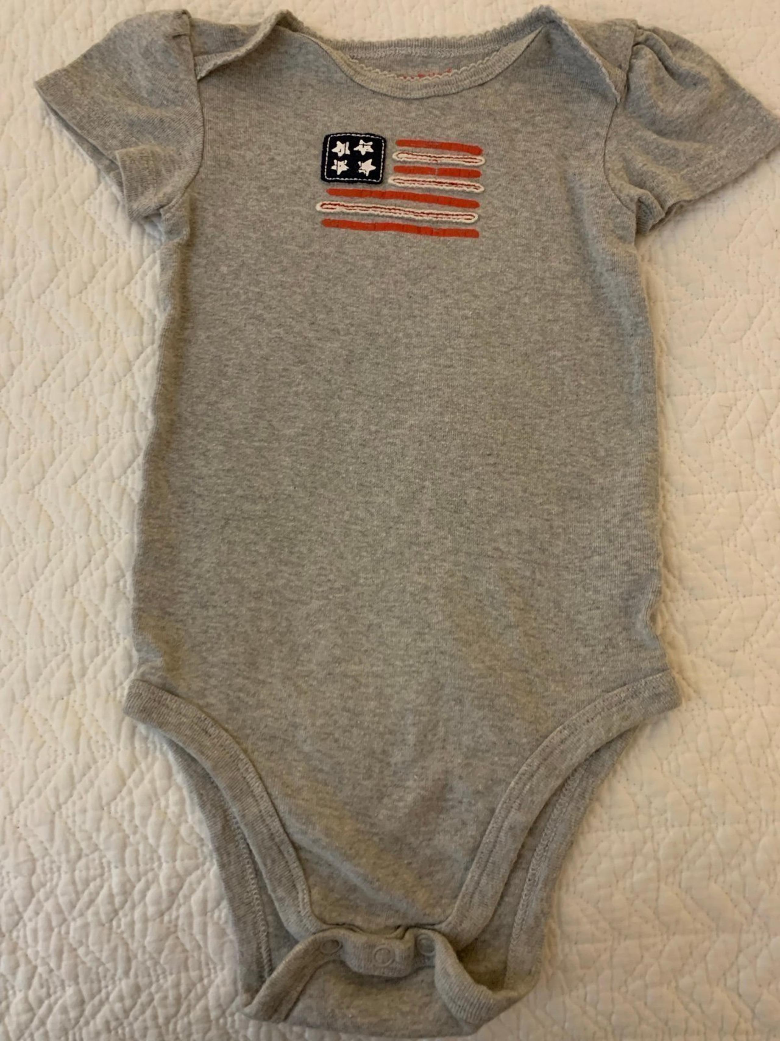 Patriotic Onesie /top. Girls size 24 months. Jumping Beans.