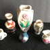 Vintage Antique Miniature Dollhouse Vases and Vessels Most From Japan.