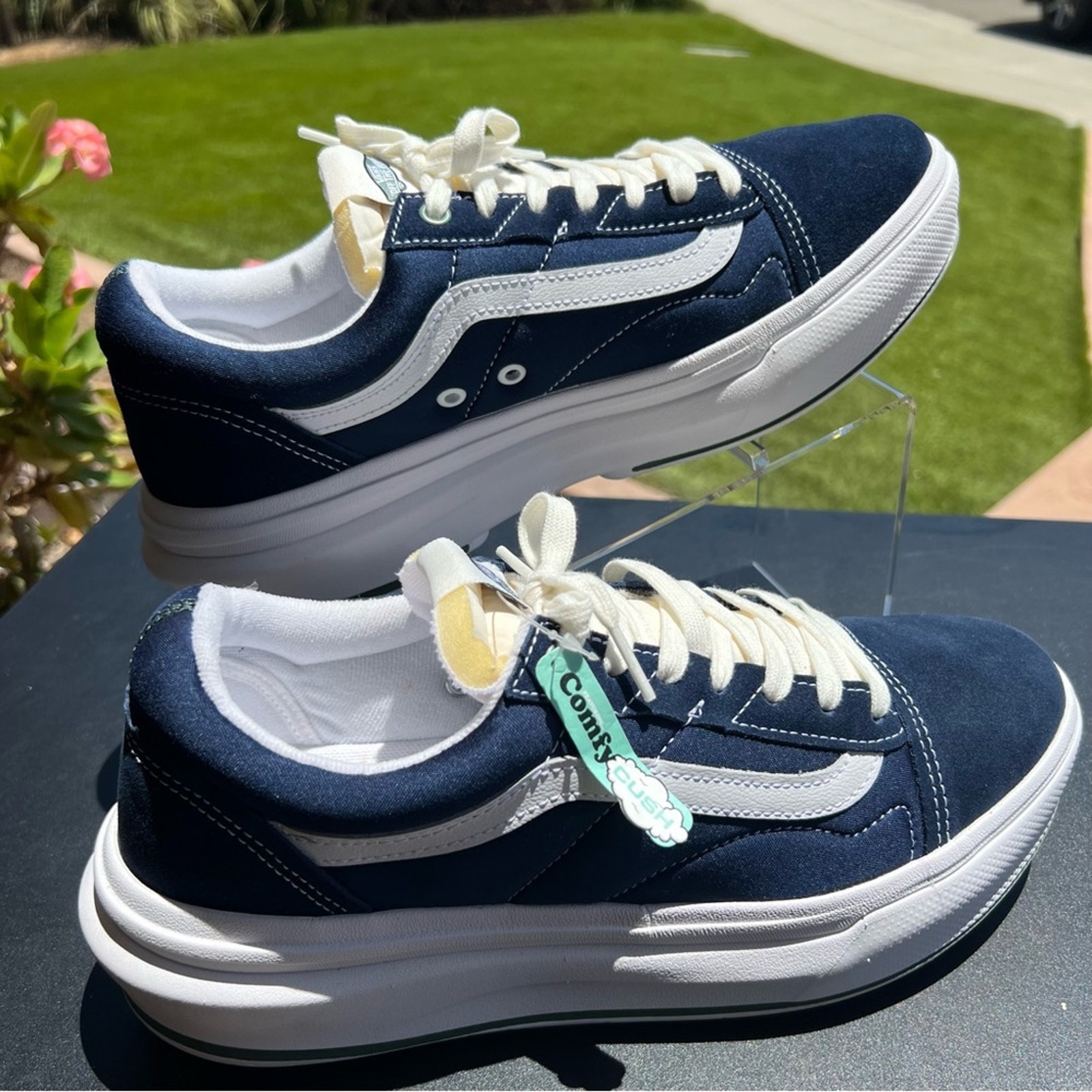 Vans Platform old Skool Navy/ White Size 11.5