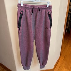 Nike Pink/Grey Heathered Joggers - Men’s Size Medium