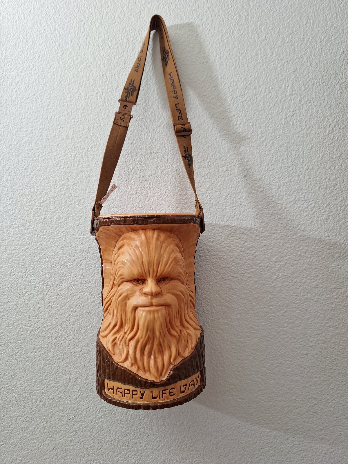 DISNEY Star Wars Galaxy’s Edge Wookie Life Day Chewbacca Popcorn Bucket