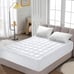 Queen Size Soft White Mattress Pad -vd63