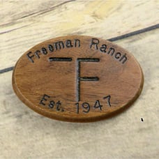 Freeman Ranch Belt Buckle Western VTG