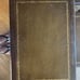 Antique 2 Tier End Tables w/ Embossed Leather Tops