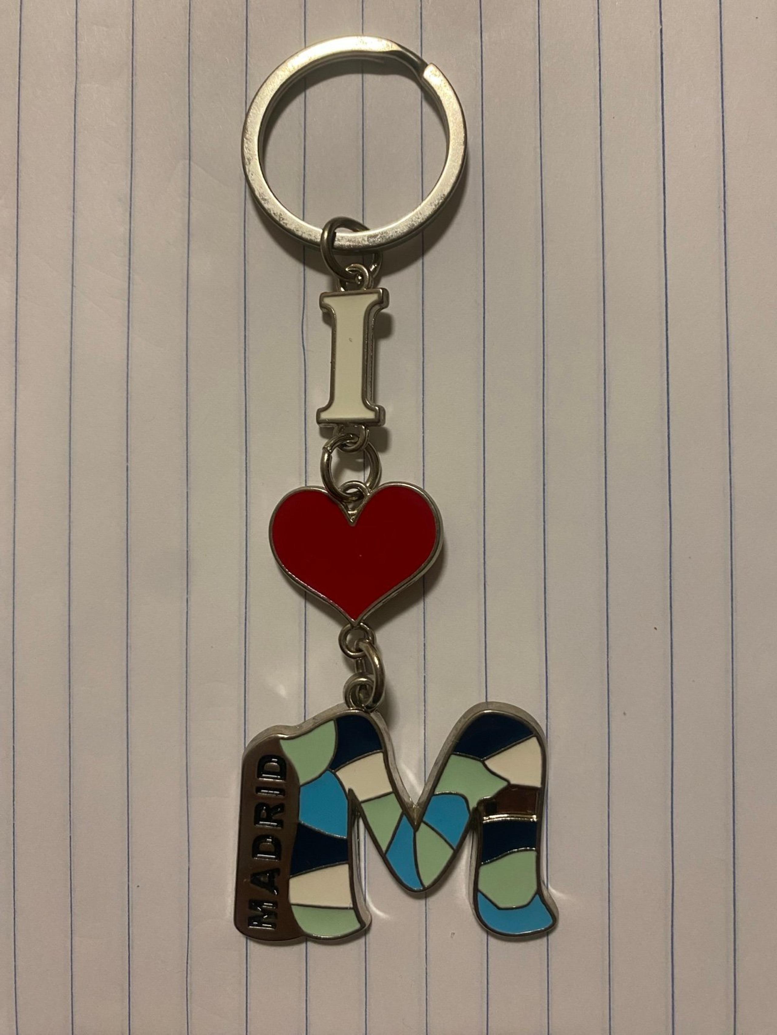 R.A.M. Madrid keychain with colour enamels - Amazon