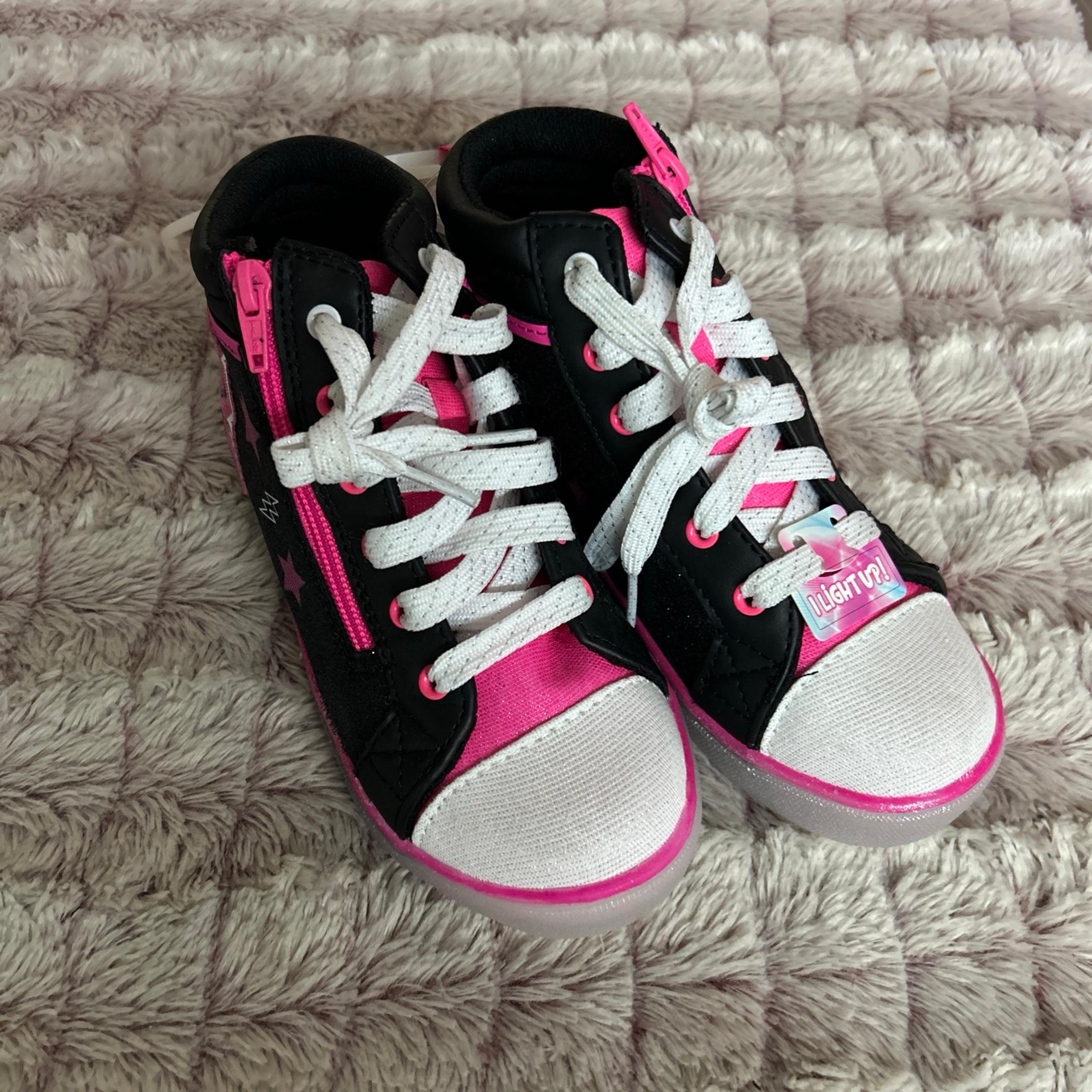 Athletic Works high top Sneakers they light up size 2