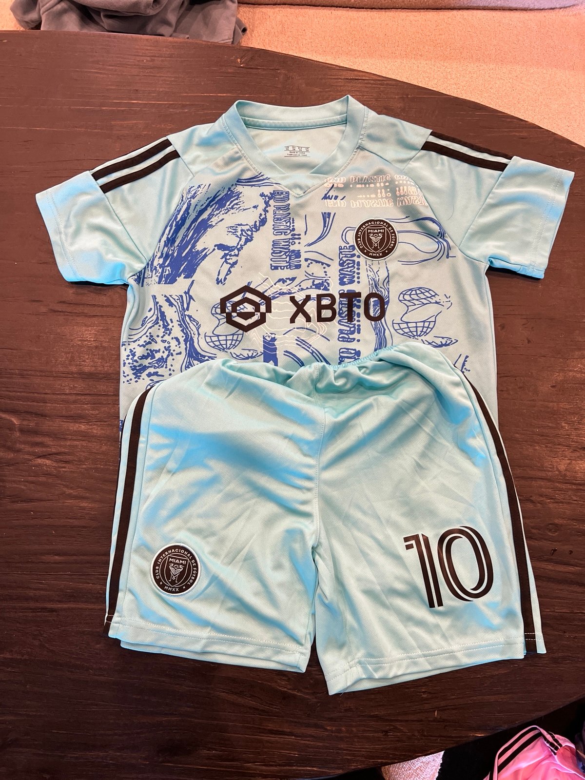 Inter Miami Messi Jersey & Matching Shorts