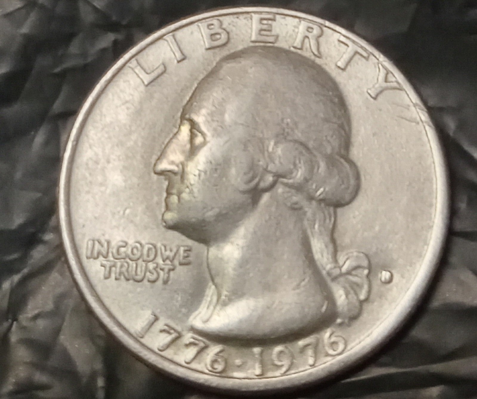 Washington Quarter 1776 1976 D filled