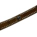 3D Belt Co Mens Western Sz 38 Handcrafted Leather Hide Studs Cross Conchos