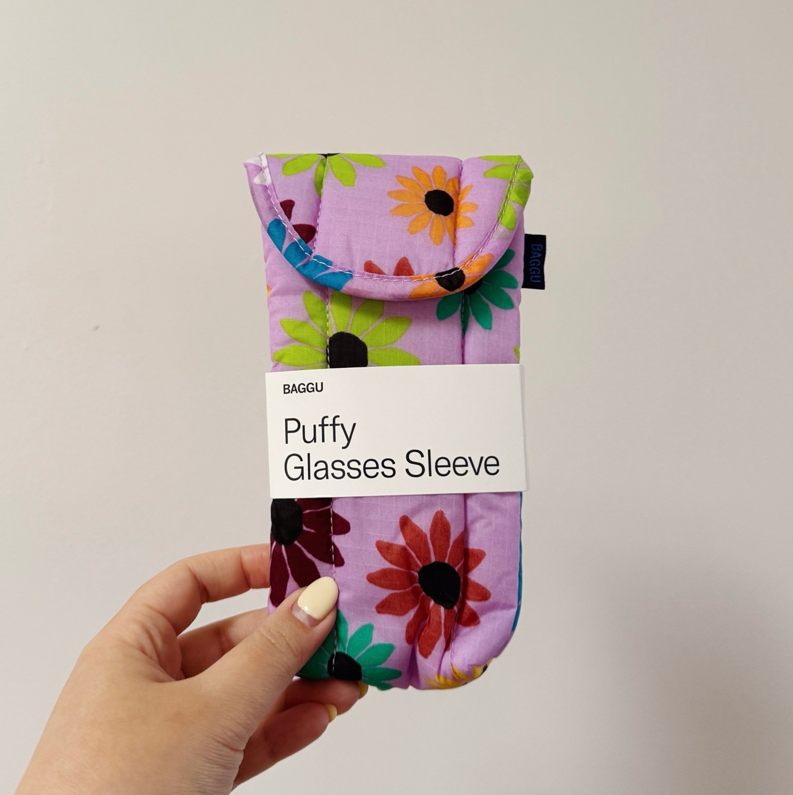 Baggu Puffy Glasses Sleeve - Wild Daisy