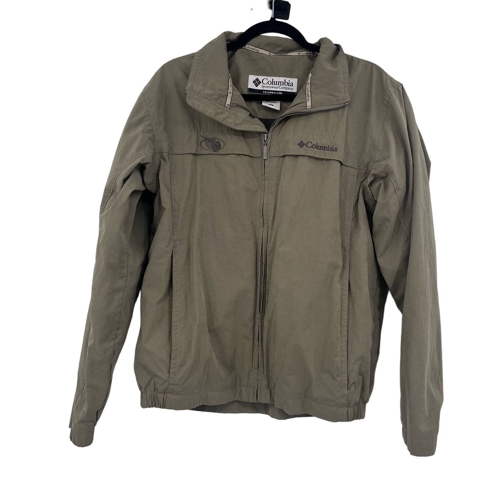 Vintage Columbia Vented Bomber Soft Shelled Zip Jacket Mens Med