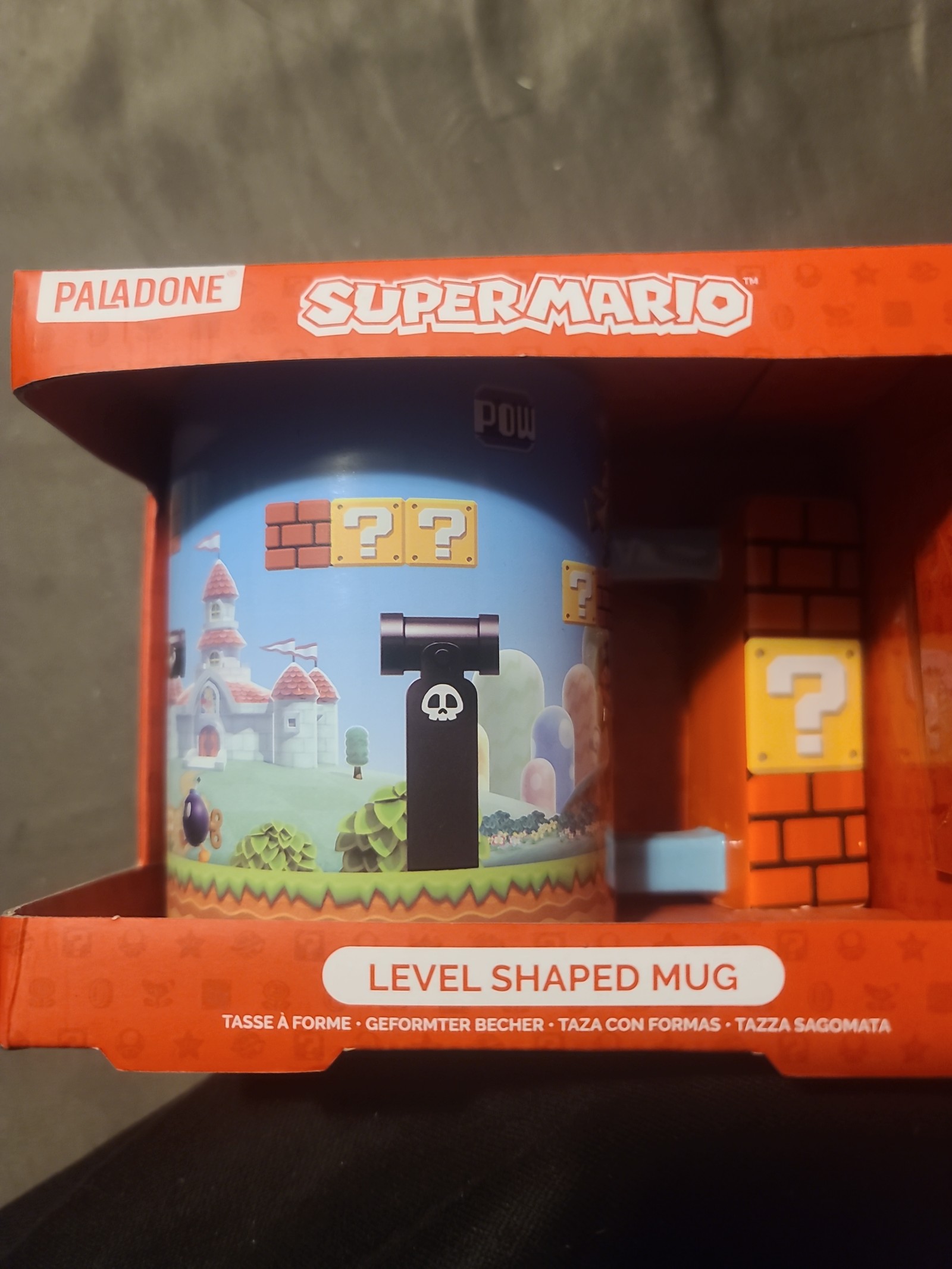 Super mario level shaped Mug