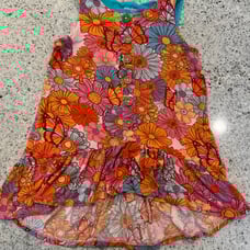 Posh Peanut Meadow High Low Dress 2T