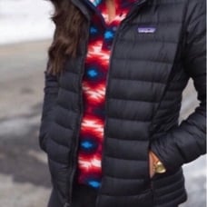 Patagonia down sweater jacket black