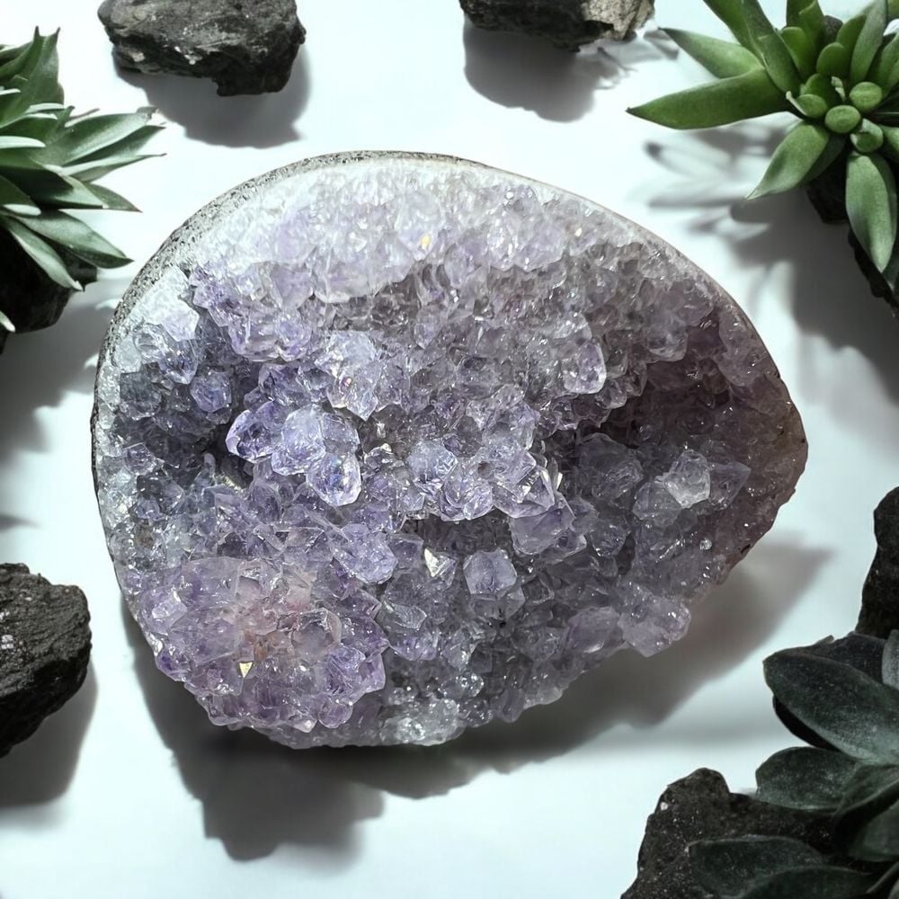 Amethyst Crystal Druzy Cluster (#5)