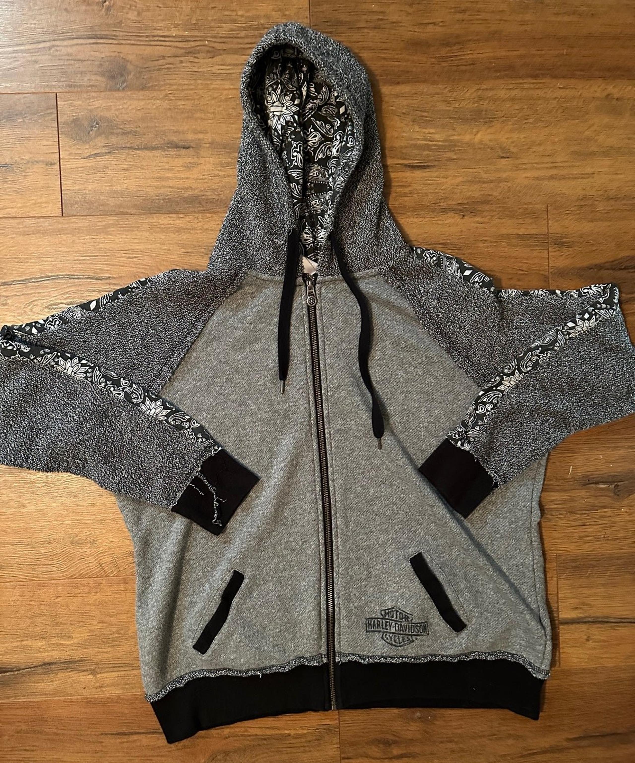 Harley-Davidson Bandana Accent Full Zip Hoodie Woman’s Plus Size 2x