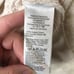 J. Crew Factory Womens Factory Cable Crewneck Sweater Large Natural Ivory Cream