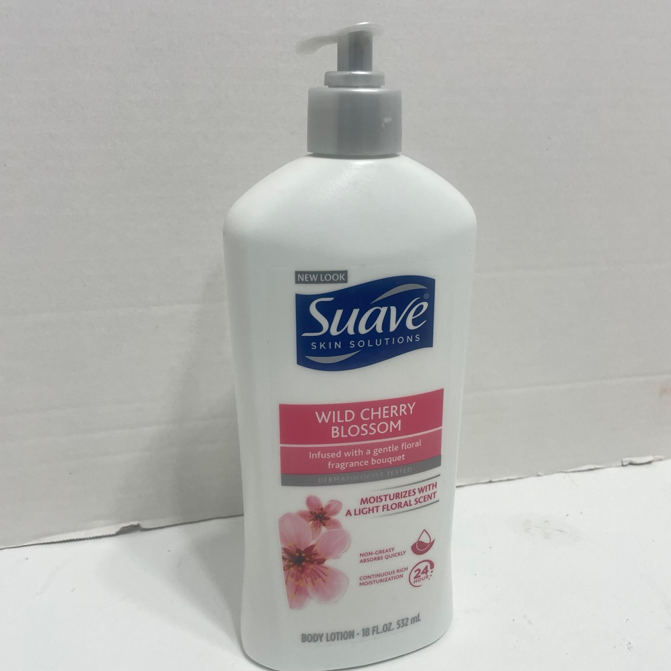 Suave Naturals Wild Cherry Blossom Body Lotion Moisturizing 18 fl oz