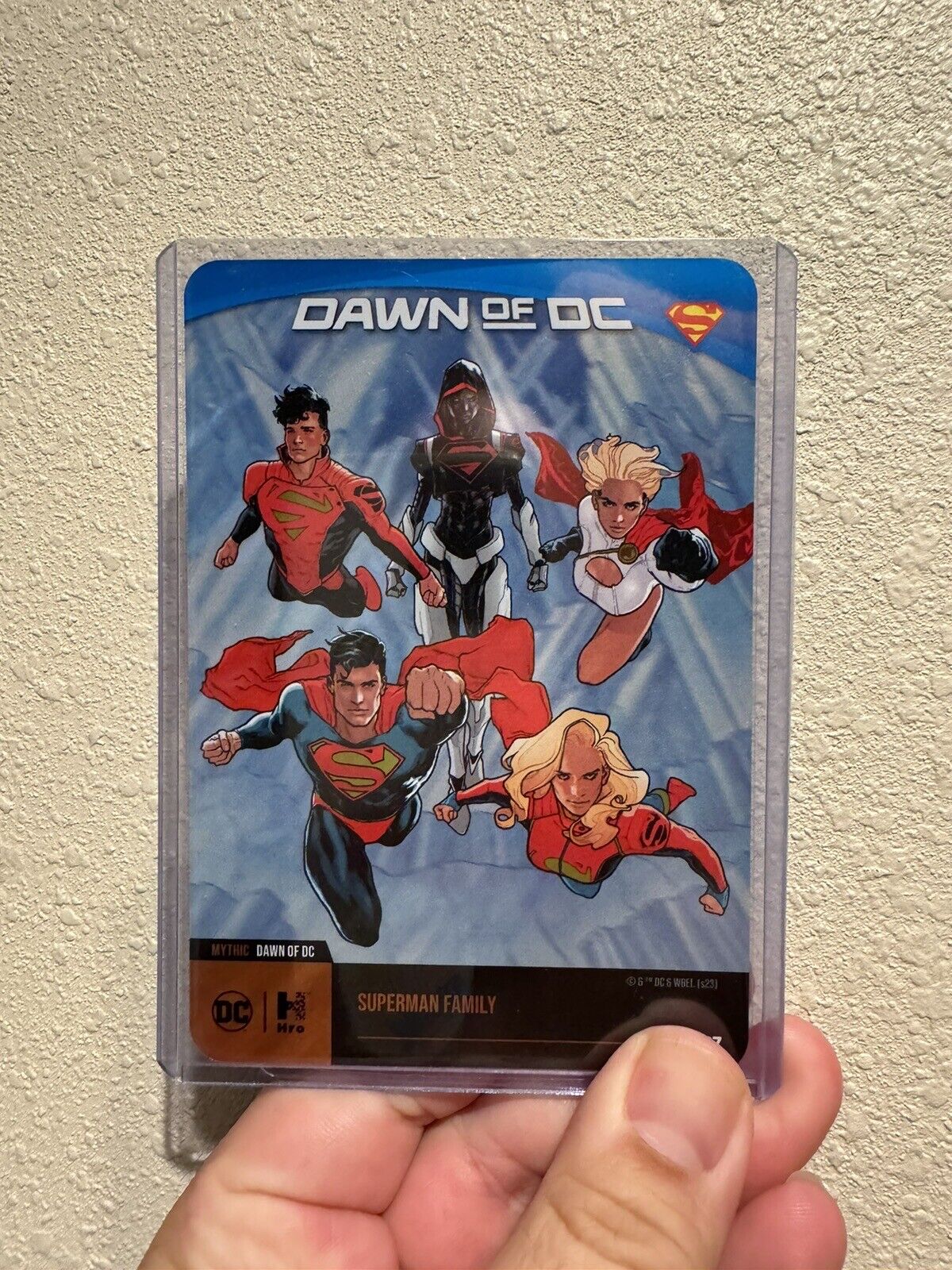 DC Hybrid Trading Card 2023 SDCC Dawn Of DC Mythic Superman Family Mega Card