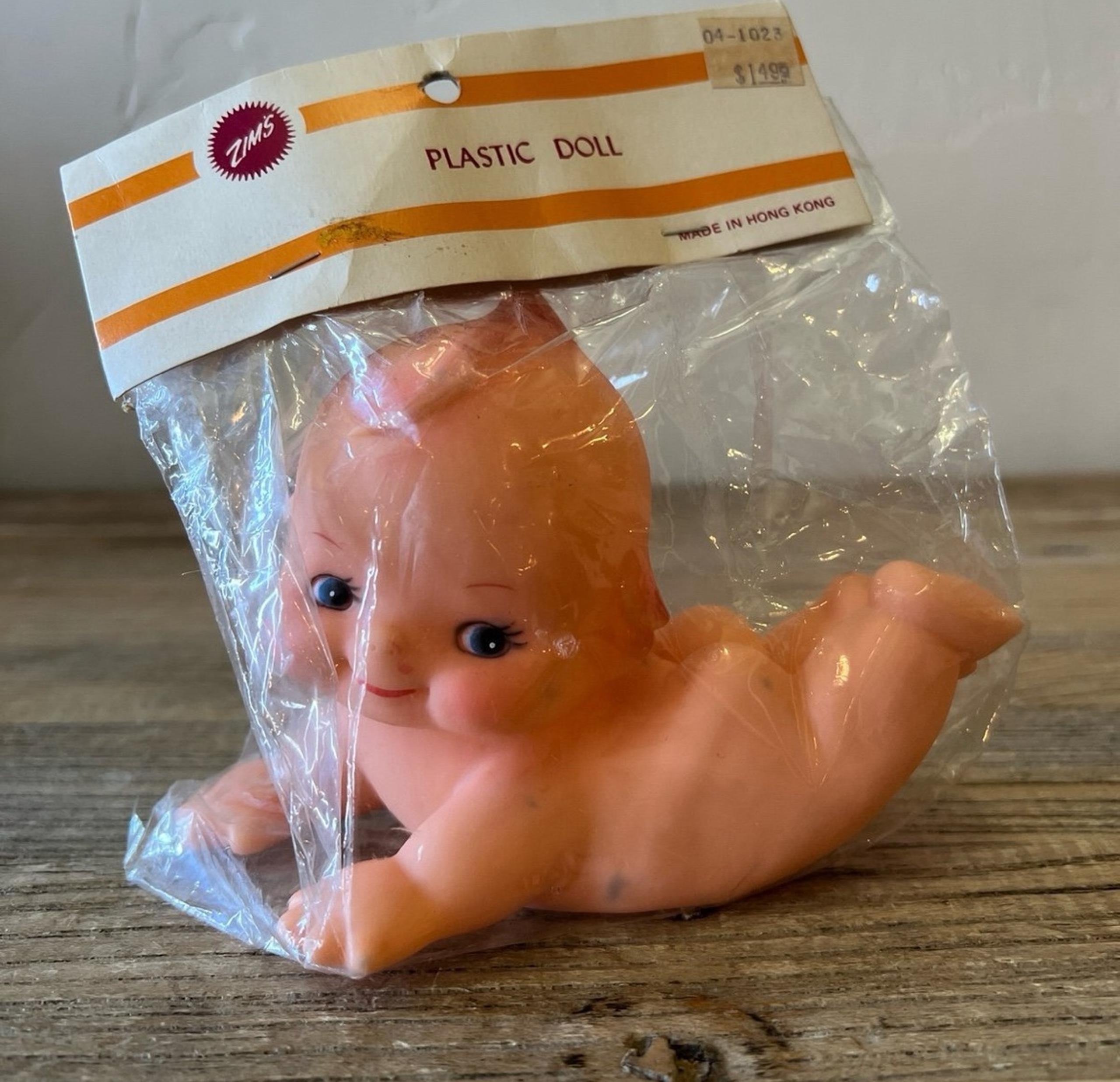 Vintage Crawling Kewpie Doll, New Old Stock - Unique Vintage