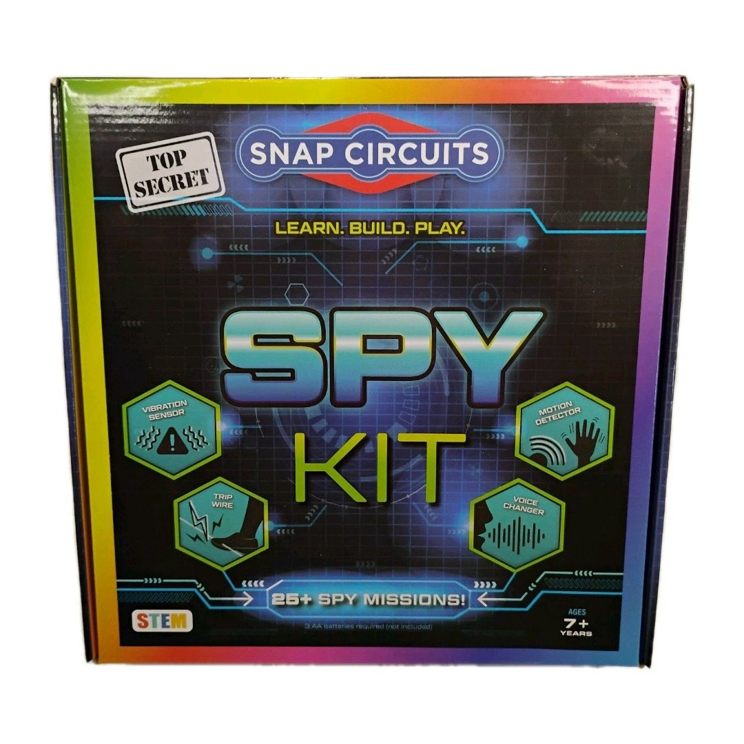 Snap Circuits ~ Spy Kit ~ 25+ Spy Missions Educational Toy for Kids Ages 7+