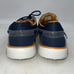 OrthoComfoot Shoes Mens 6.5 Lace up Casual Canvas Loafers Arch Support Blue