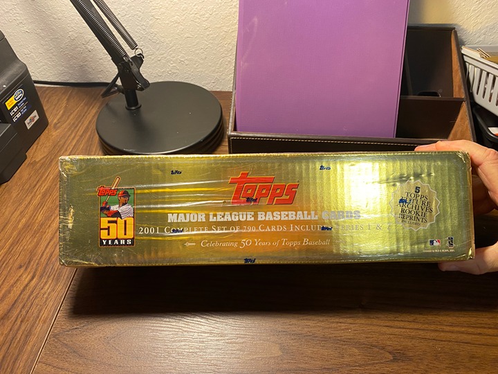 Topps - 2001 MLB Complete Set - Factory Sealed - 50th Anniversary Baseball Cards