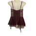 Victoria Secrets Bustier Corset with Tulle Wine Colored Garter Straps 36C NWOT
