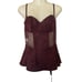 Victoria Secrets Bustier Corset with Tulle Wine Colored Garter Straps 36C NWOT