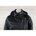 OBERMEYER Teen Large Black Ski Snowboard Jacket Asymmetrical Zip