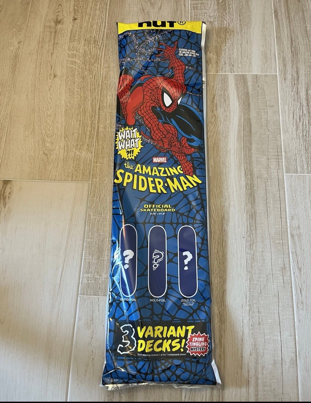 HUF x MARVEL SPIDER-MAN ISSUE 300 BLIND BAG DECKS | SHIPS TODAY NEW SEALED BOX!