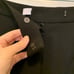 NEW Likely Hutton Black Scallop Hem Shorts
