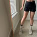 NEW Likely Hutton Black Scallop Hem Shorts