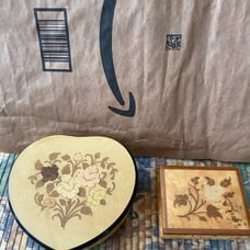 Vintage Italian Romance musical Boxes
