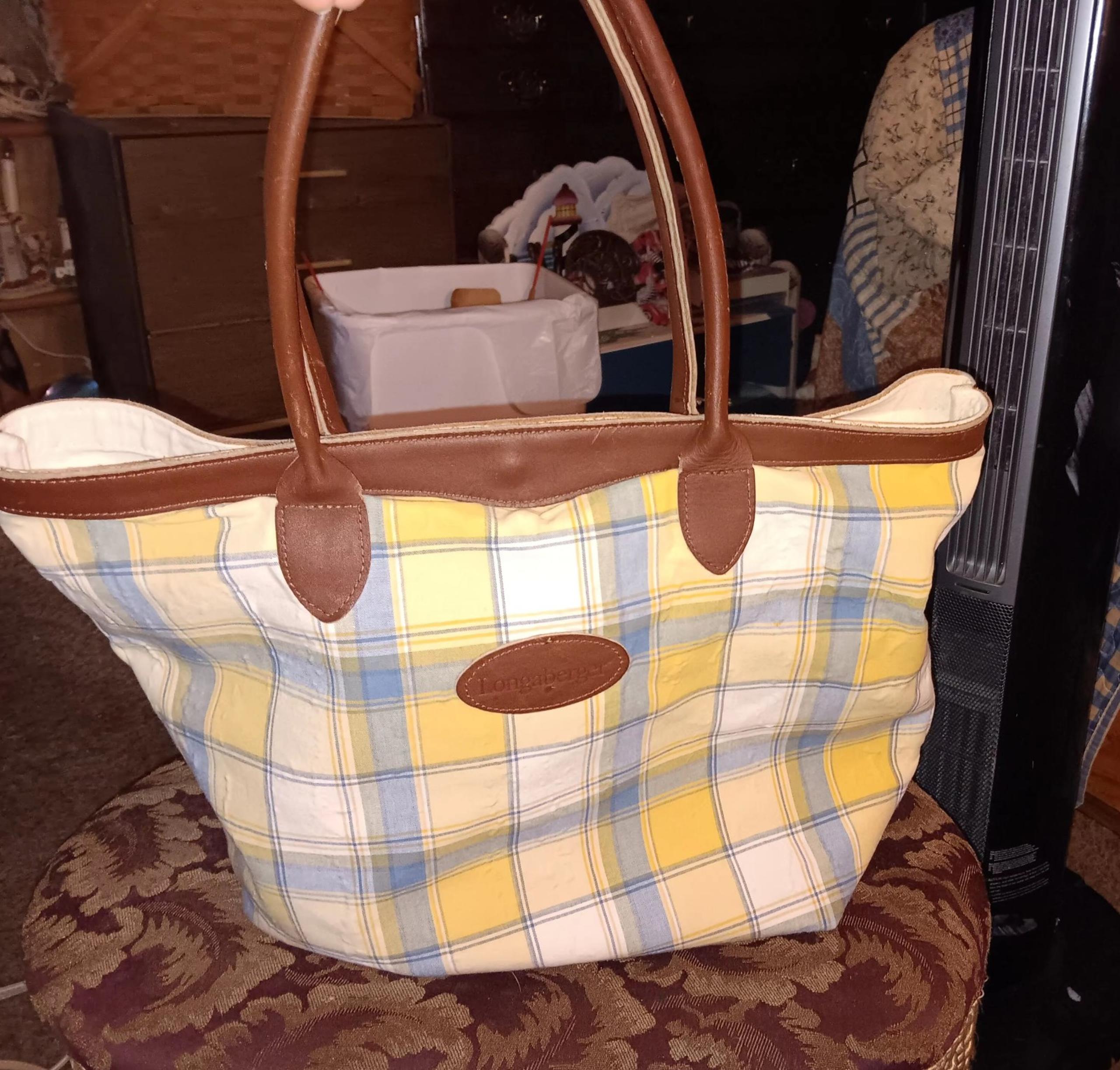 Longaburger tote bag