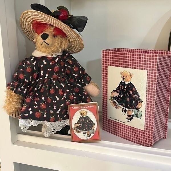 Vintage School Days Collectible Bear