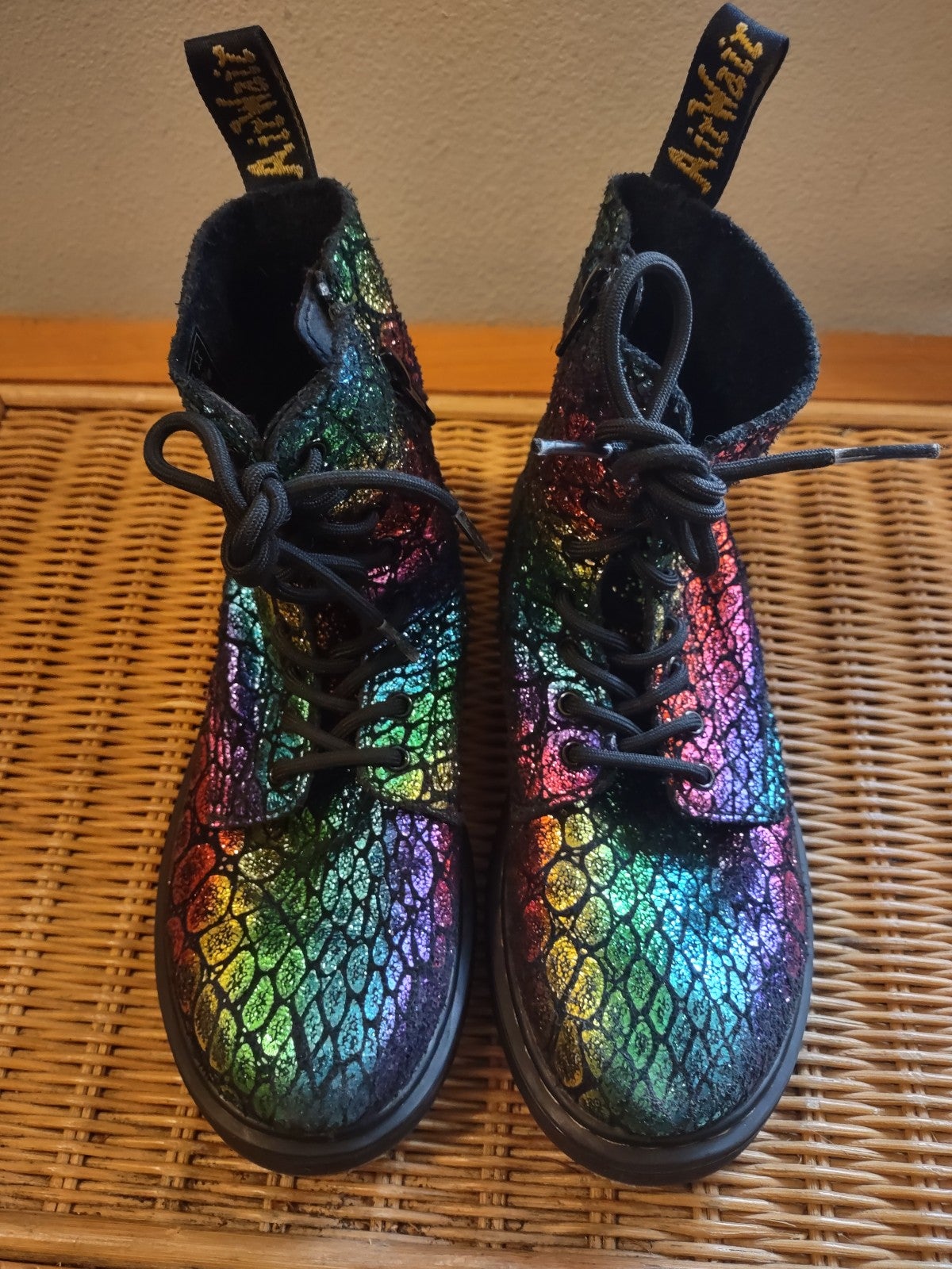 Children's Rainbow Doc Martens size 2 US