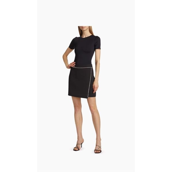 NTW Anthropologie Good American Scuba Women’s Mini Skirt New