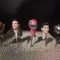 Custom power ranger heads