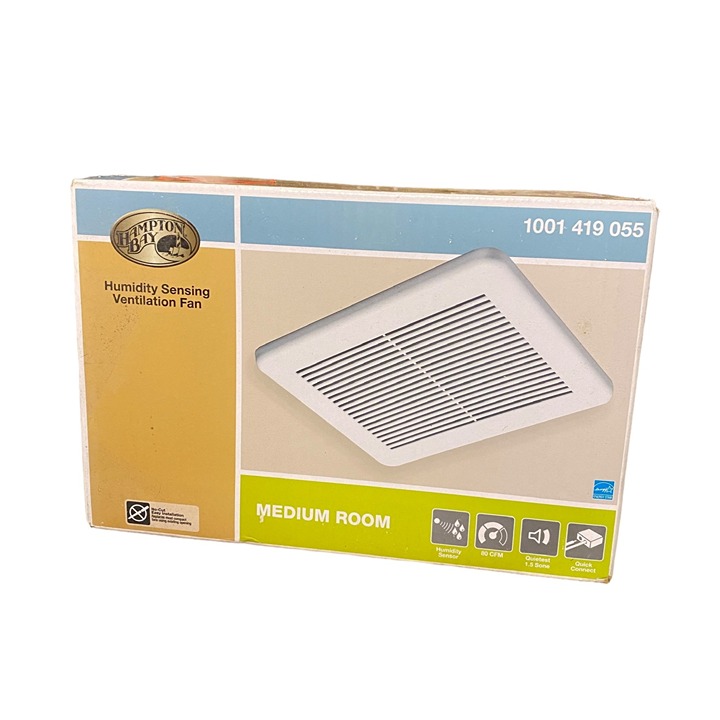 NWB Hamilton Bay Humidity Seeking Ventilation Fan Medium Room Easy Instillation