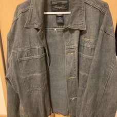 Gray Denim Jacket Vintage Remake