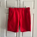 Bogner Fire + Ice red bermuda shorts with pockets, snap & zip closure, size 36?