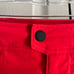Bogner Fire + Ice red bermuda shorts with pockets, snap & zip closure, size 36?