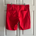 Bogner Fire + Ice red bermuda shorts with pockets, snap & zip closure, size 36?