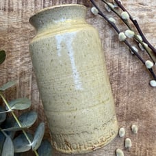 Antique Muirhead & Sons Manchester Impressed English Stoneware Pot - Victorian