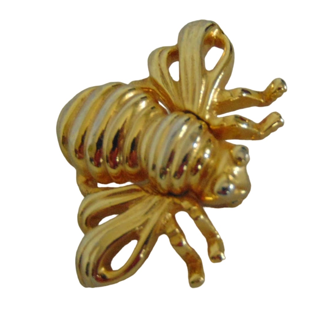Joan Rivers 1st Gold Plate Started It All BEE PIN Brooch Original Honey Bee