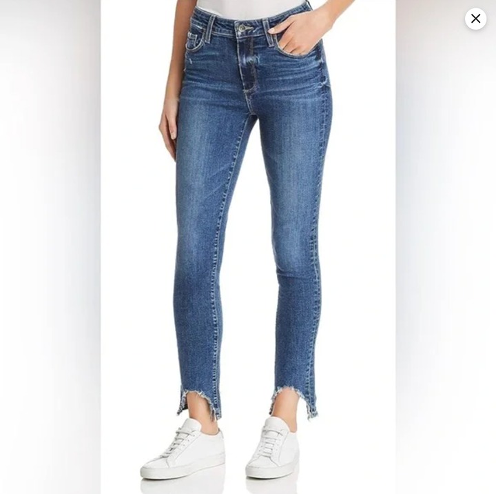 Paige Hoxton Ankle Peg Jeans in Hannie