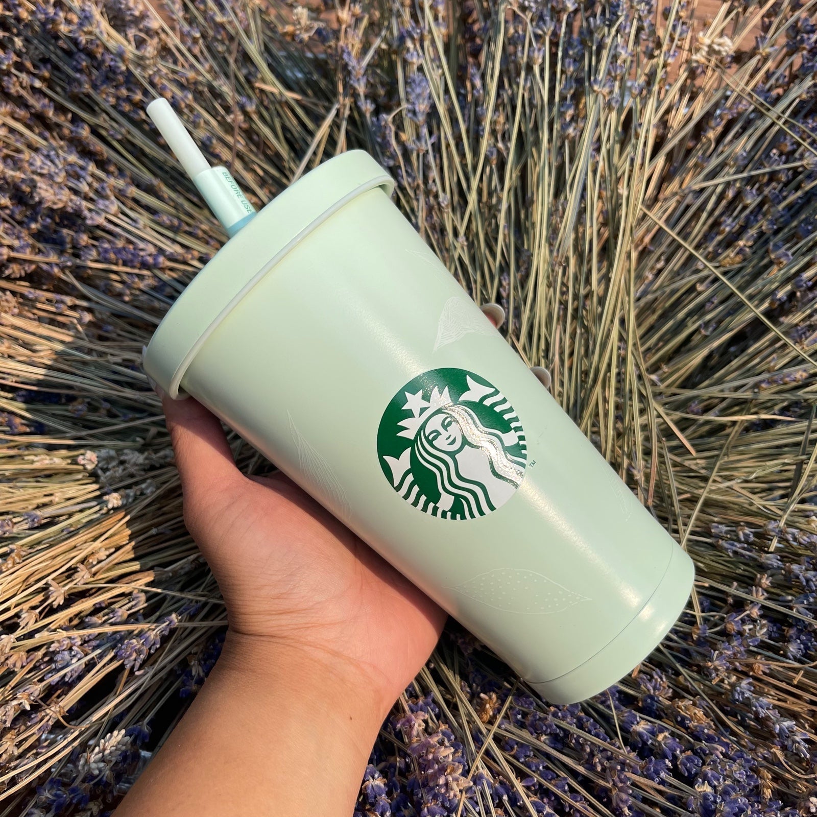 Starbucks Mint Leaf Design Tumbler HTF Rare