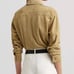 Ralph Lauren Women’s Goat Suede Button Up Long Sleeve Shirt / Jacket - Tan - S