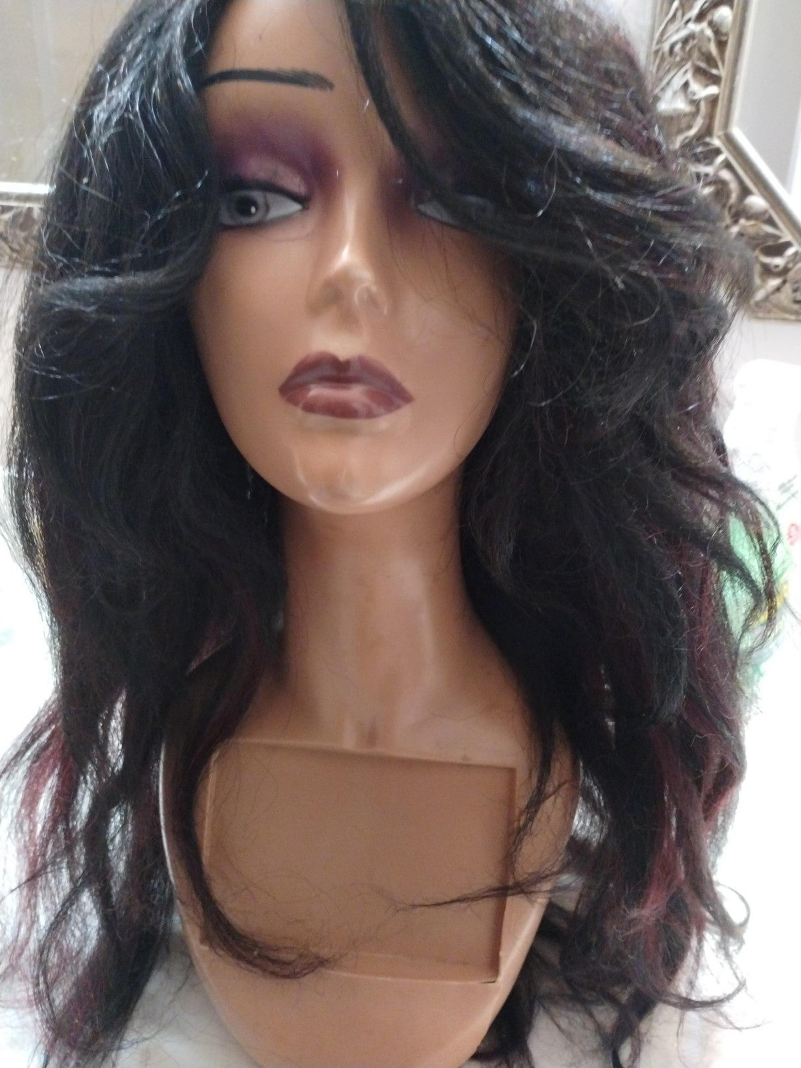 Human Hair Blended Wig Lace front Very Cute